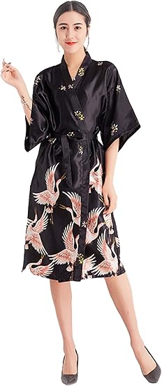 Amazon バスローブ レディース パジャマ ルームウェア ワンピース ホームウェイ Homeway 鶴柄 無地 レーヨン サテン生地 シルクのような肌触り 浴衣式 ロング ナイトガウン 女性用 メーカー直営 品質保証 バスローブ 通販 Amazon バスローブ レディース パジャマ ルームウェア ワンピース ホームウェイ Homeway 鶴柄 無地 レーヨン サテン生地 シルクのような肌触り 浴衣式 ロング ナイトガウン 女性用 メーカー直営 品質保証 バスローブ 通販
