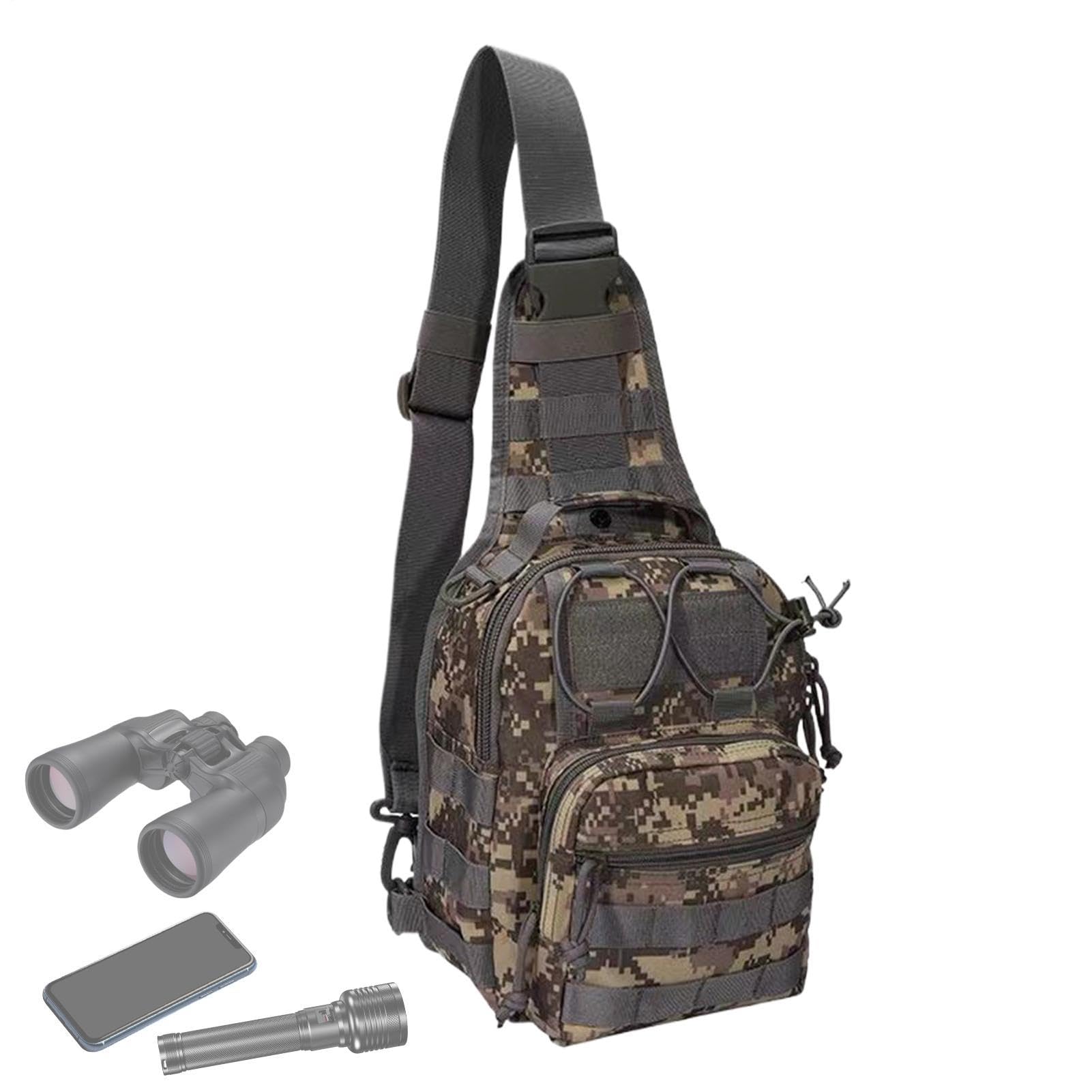 Bolsos de hombro de viaje con tejido resistente al agua y compartimento para teléfono 8