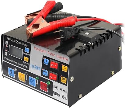 Intelligent Automatic Car Battery Charger 12/24V 9A Pulse Repair Starter AGM/Gel