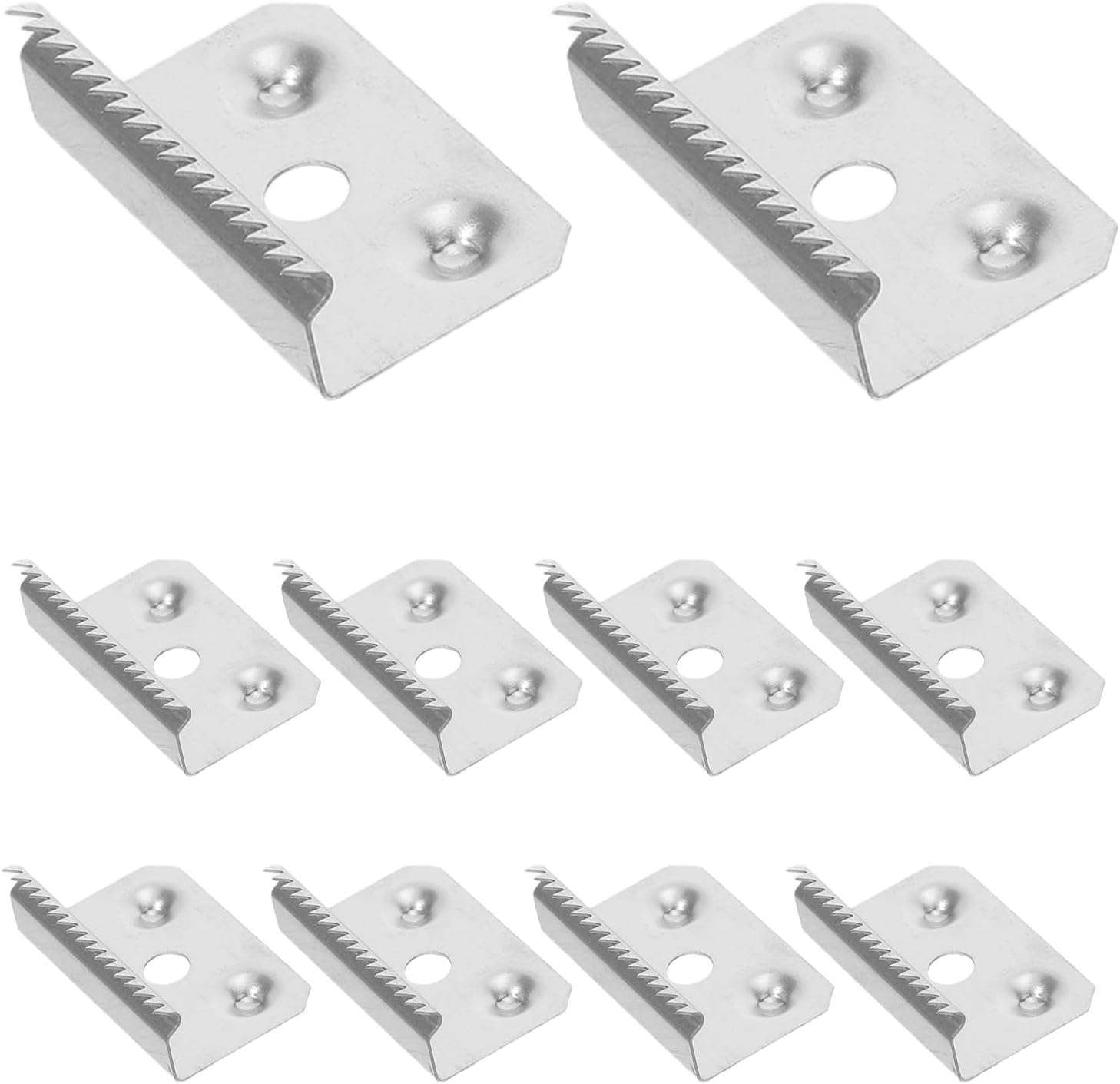 10pcs Tape Dispenser Replacement Blades, Serrated Cutter Stainless Steel