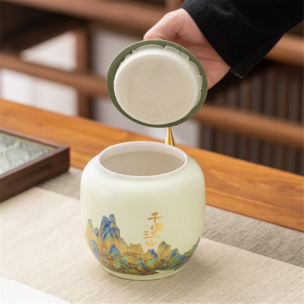 煎茶道具 萬古焼 春峰造 花文 玉露揃 小さな茶器揃 共箱 M R5313