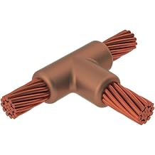 TAC4L2G - CADWELD, Horizontal Tee Cable Mold, 2 Conductors, 750 kcmil Concentric / 2/0 Concentric, 1 in. /0.42