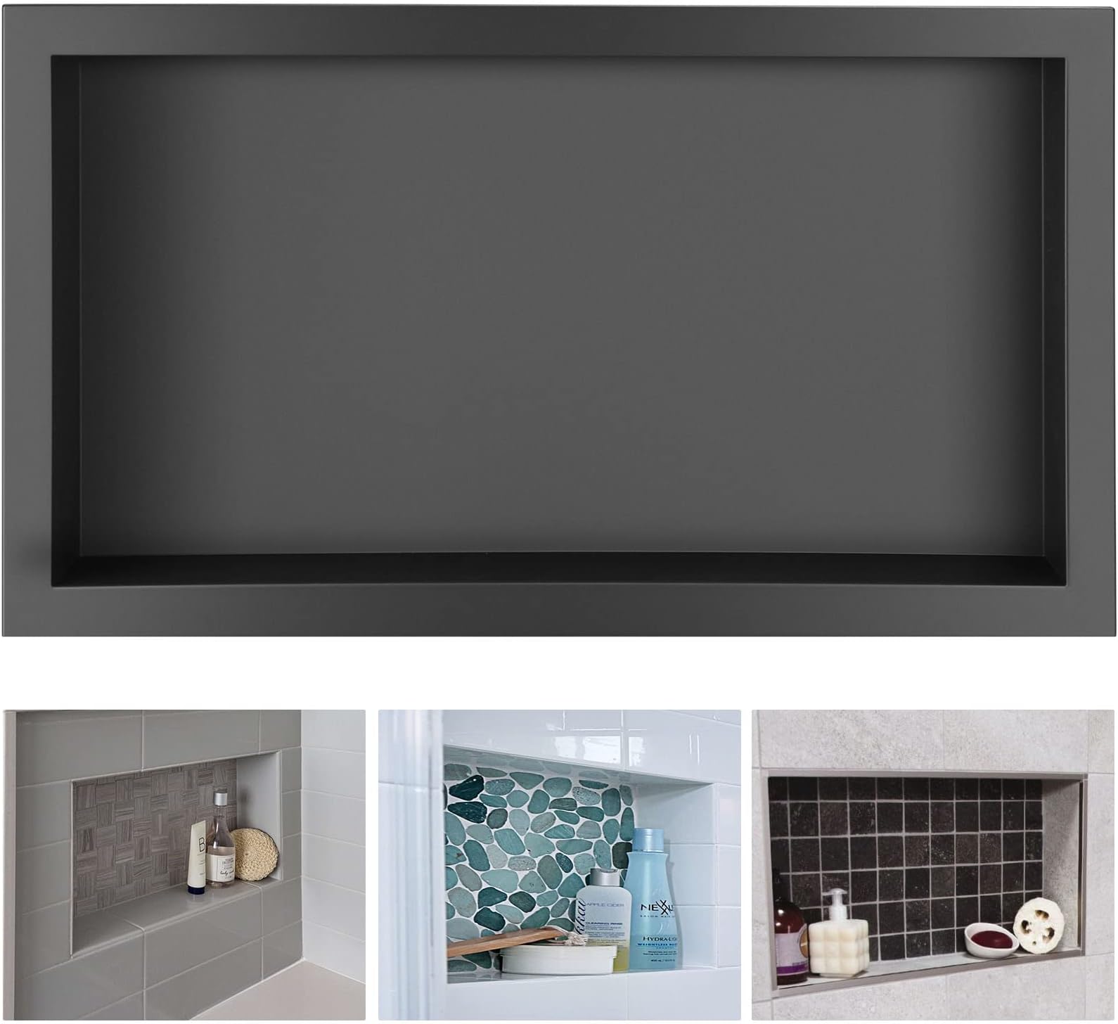 UniGreen Ready Tile Shower Niche Shelf 17X25 Single Shelf