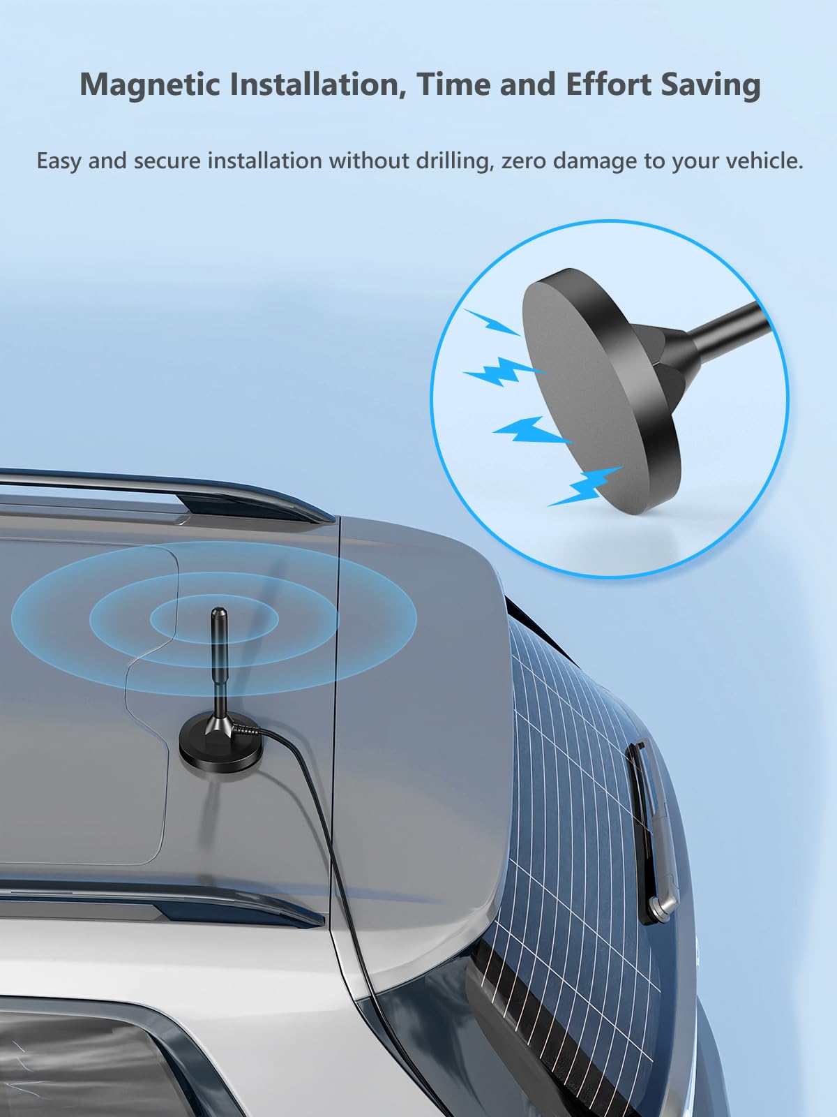 Mobile Phones Car Cell Signal Booster Works With All