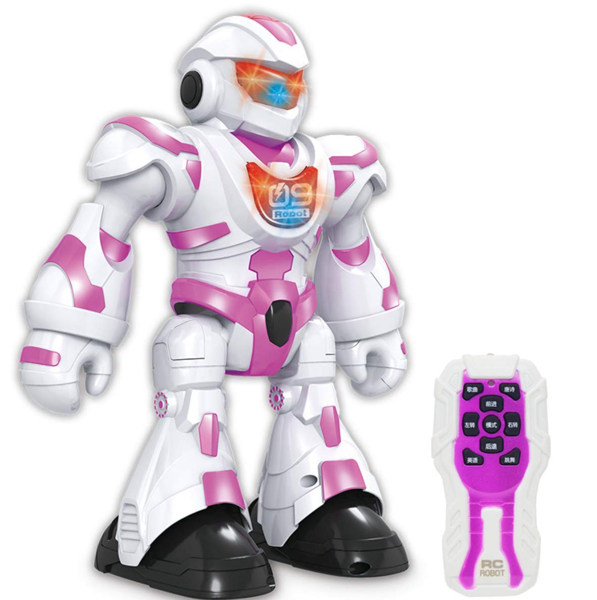 Magicwand R/c Walking Dancing J-605 Robot with Music & Lights【Pack of 1】【Cherry or Blue】