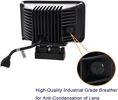 Miniatura 6 de Lightronic Luz antiniebla LED rectangular de 4 x 6 pulgadas para Jeep, camión y tractor, 6000 K blanco frío, haz combinado de inundación y punto,