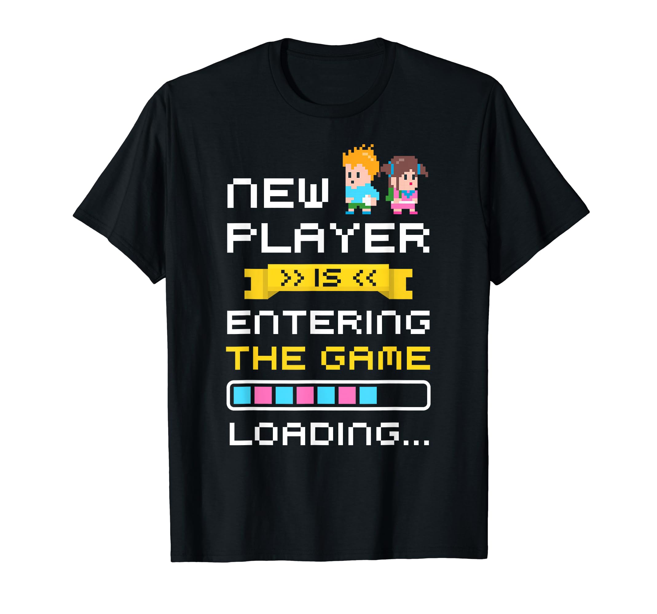 New Baby Gaming First Time Dad Mom Pregnancy Announcement T-Shirt