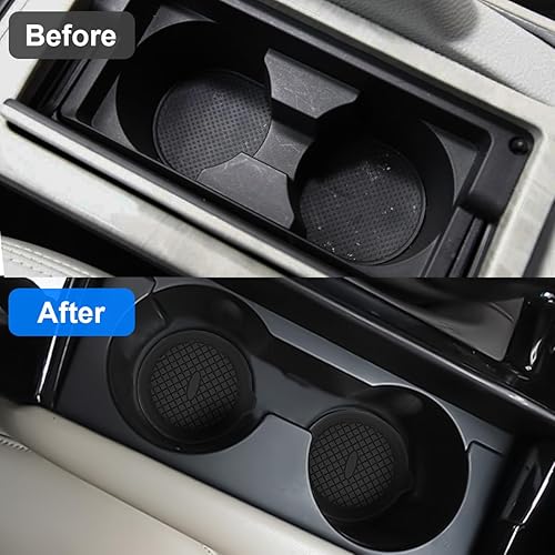 Miniatura 3 de 4 posavasos para automóvil, impermeables, antideslizantes, a prueba de tambores, de silicona, soporte para derrames, tapete aislante para bebidas,