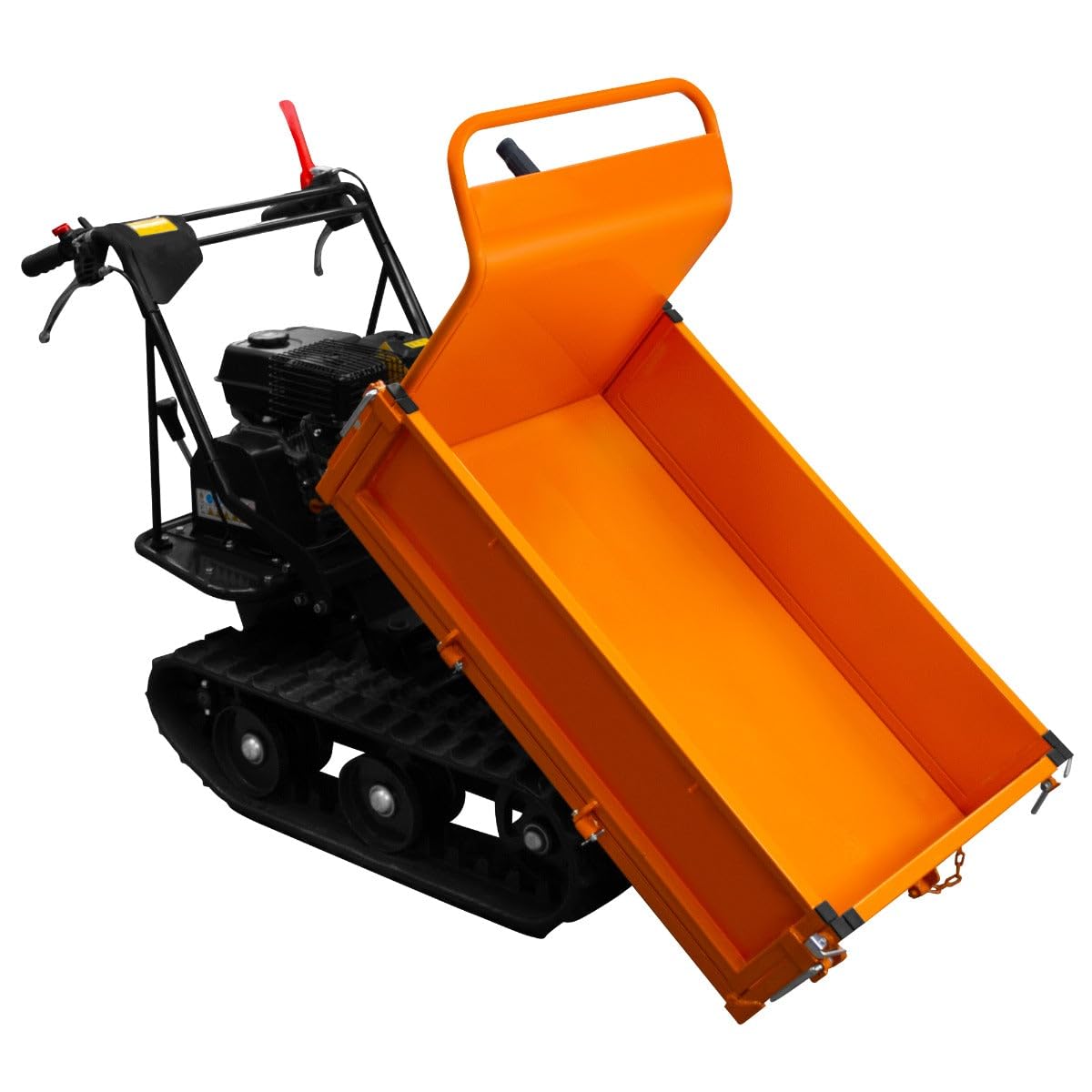 Dumper Cingolato con cassone ribaltabile idraulico 300kg di carico utile 196cc 2 Rampe robuste