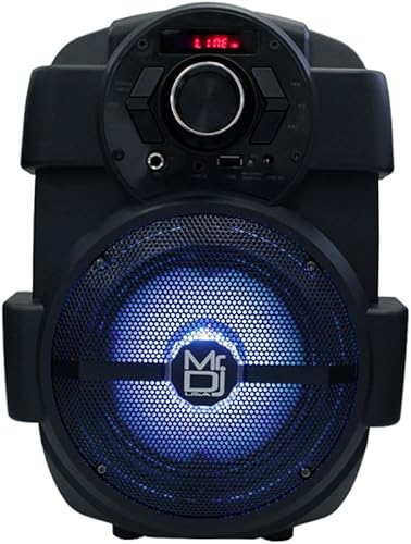 Mr. Dj PSE65BT Altavoz activo portátil de 6.5 pulgadas con batería recargable 1000W P.M.P.O., 1"