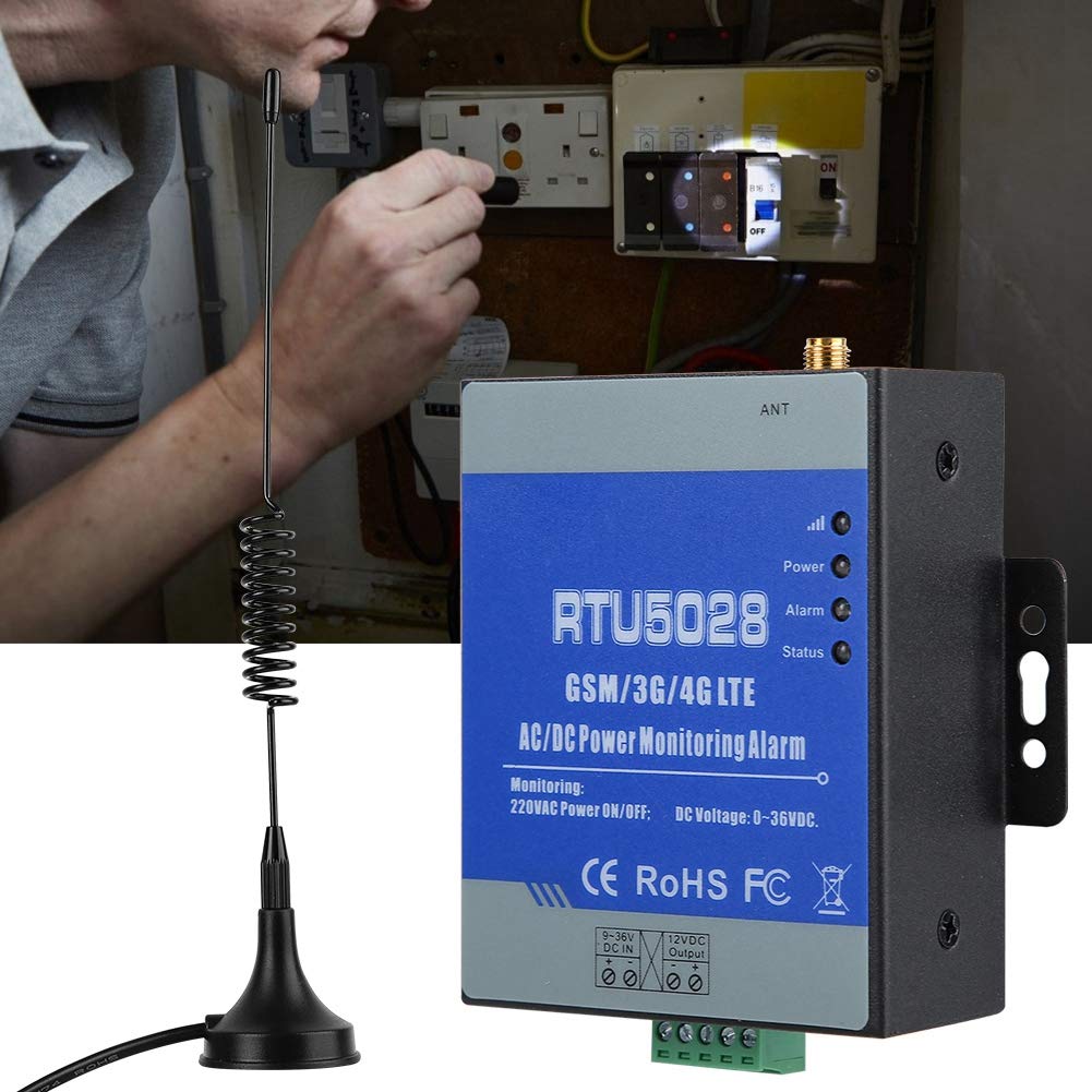 Rtu5028 gsm Alarma de Monitoreo de Estado de Voltaje de Energía, Conexión Inalámbrica Control Remoto, Falla de Energía Alerta de Recuperación(EU)