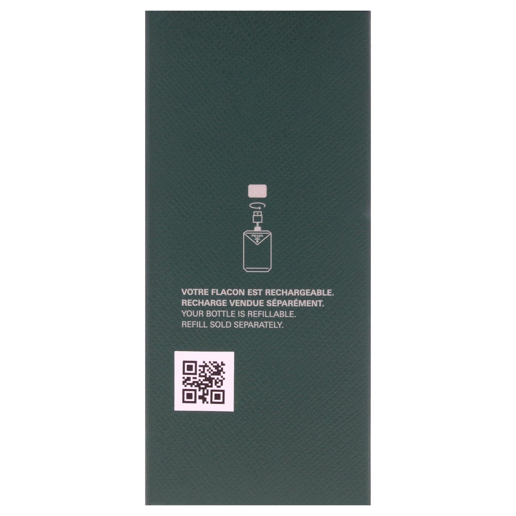 Prada Paradigme Eau de Parfum - Atomizador recargable para hombre, 50 ml/1,6 oz