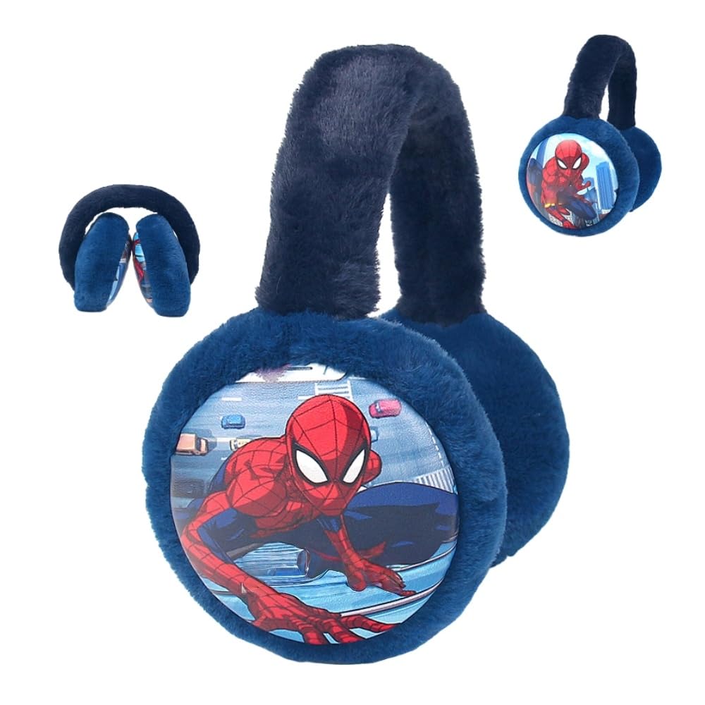 FEIFEI'S BOW Kids Boy Earmuffs Winter Fleece Thermal Outdoor Warm Plush Ear Warmer (Spi2)