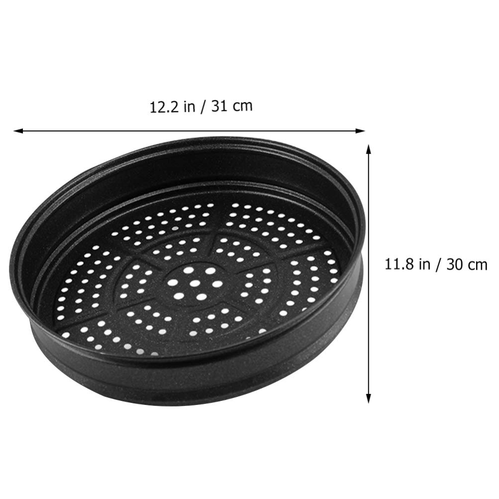 Cabilock Supporto Pulire Nero Antiaderente Pietra in Vaporiera per Facile Accessorio Essenziale al Cottura Vapore da Cucina Tamales ed Uova