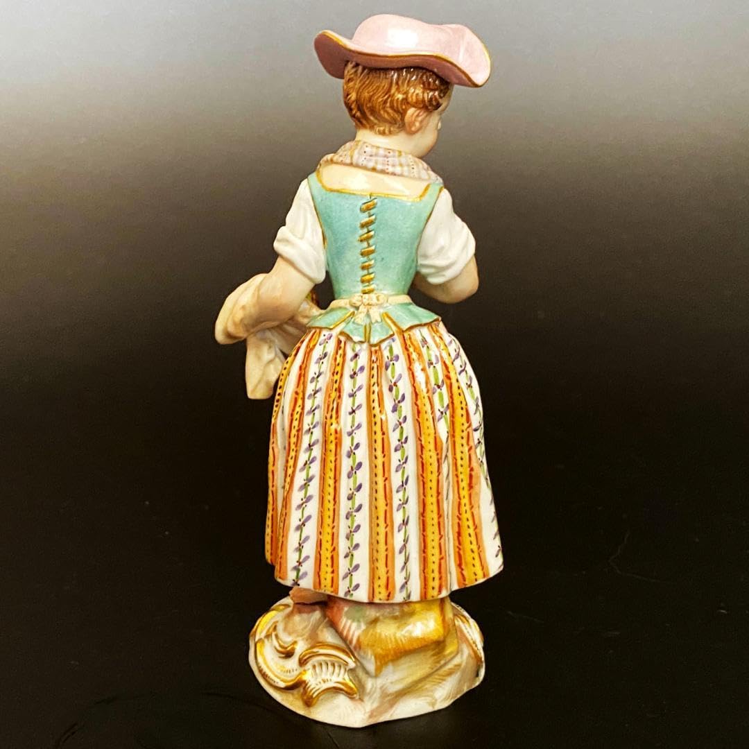 Amazon.co.jp: Meissen PORCELAIN GIRL FIGURINE : Home & Kitchen