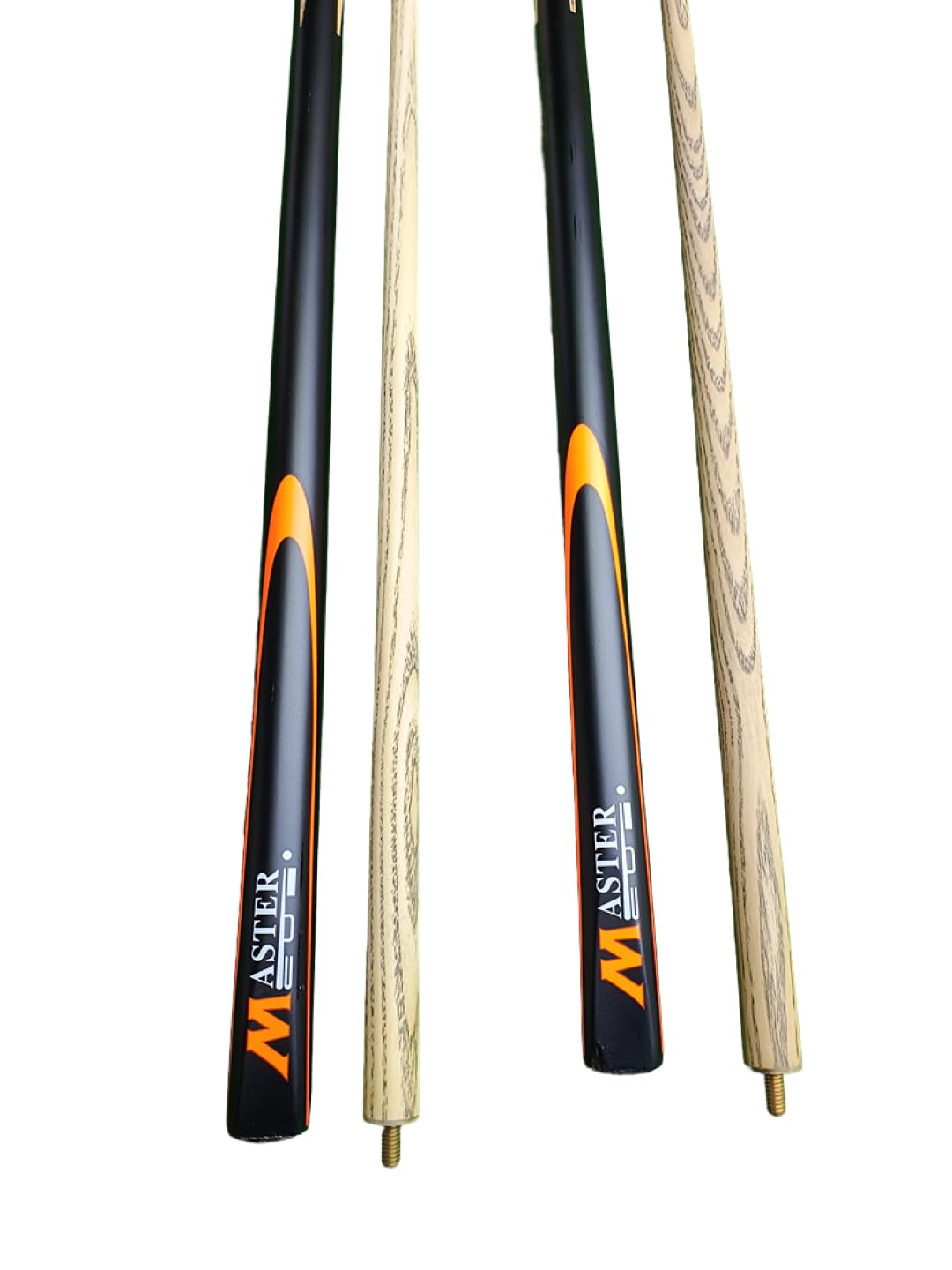 JBB Billiard cue Stick || Snooker cue Stick || Pool cue Stick Cue Sticks - 9mm || Orange & Black (3pcs) 4