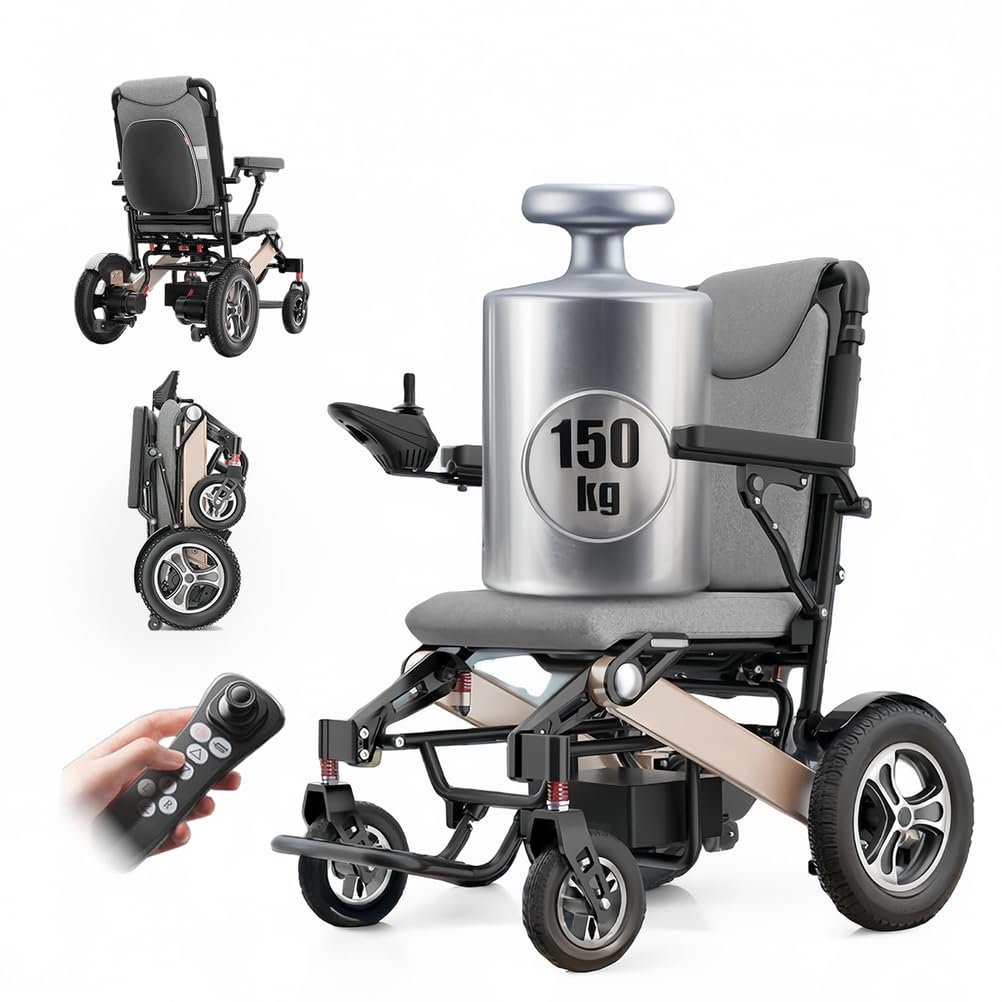 Elektrischer Rollstuhl für Senioren und Behinderte – Faltbar, 700W motor, 45km Reichweite, 30Ah Lithium-Batterie, All-Terrain, Mobil – Ideal für Reisen, Zuhause und Outdoor,30Ah