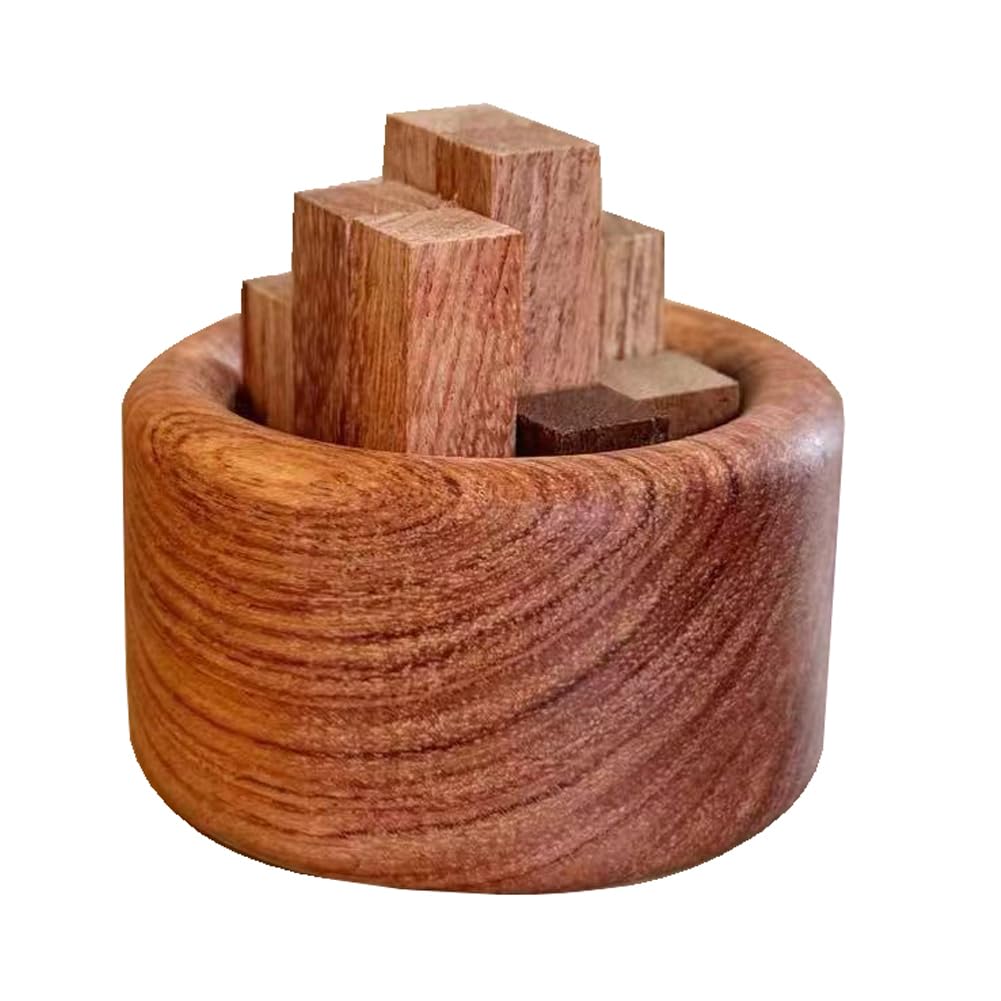 Small Woodpile Aroma Box Stick, Wood Fragrance Diffuser Box for Car Home Aromatherapy Wardrobe Yoga Office Essential Oil Diffuser (Pear wood)