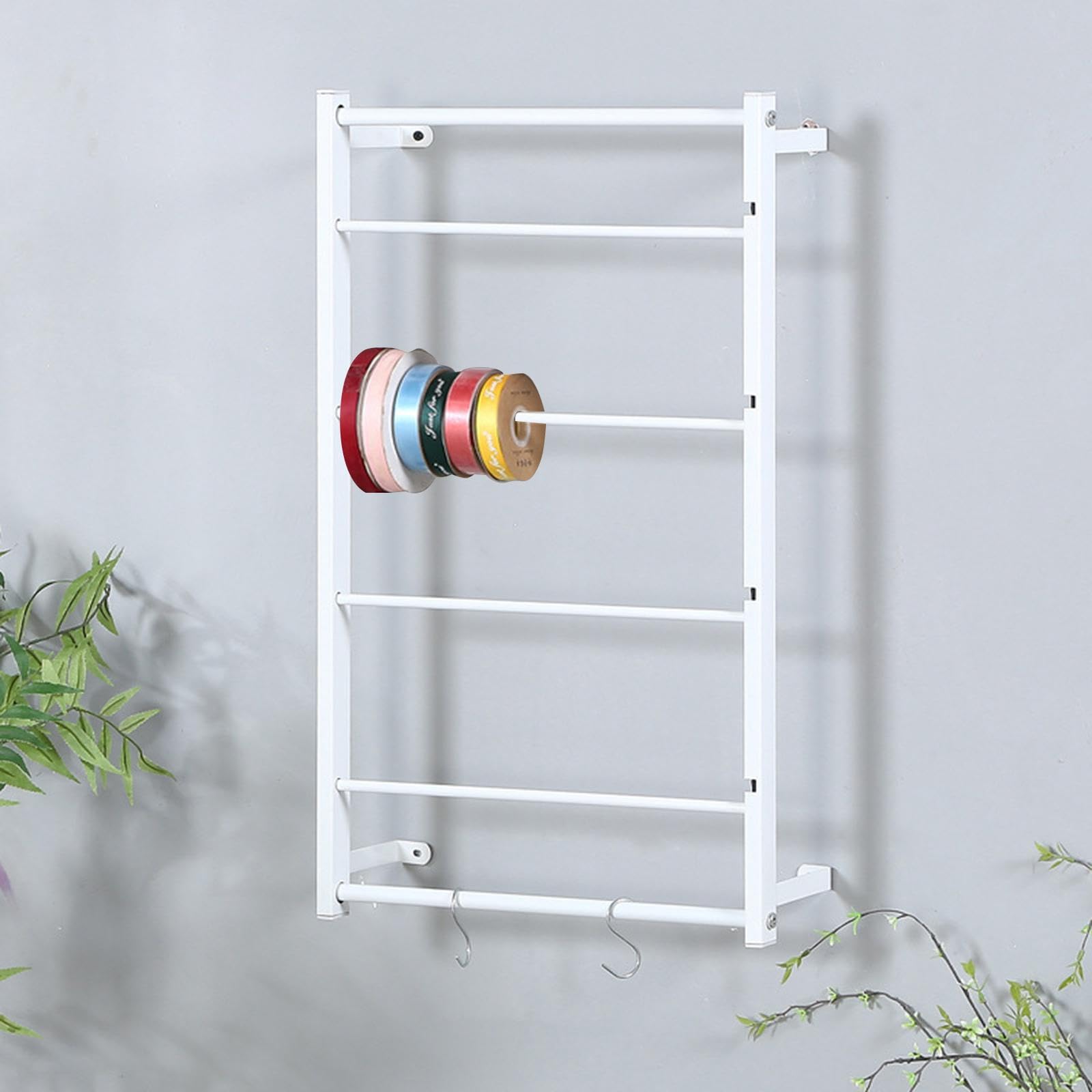 Alambre, Soporte para Hilo, Herramienta para Almacenar Bobinas, Almacenamiento de Hilo, Ligamentos, Almacenamiento de, Soportes para de, Blanco 40cmx67cm, Individual