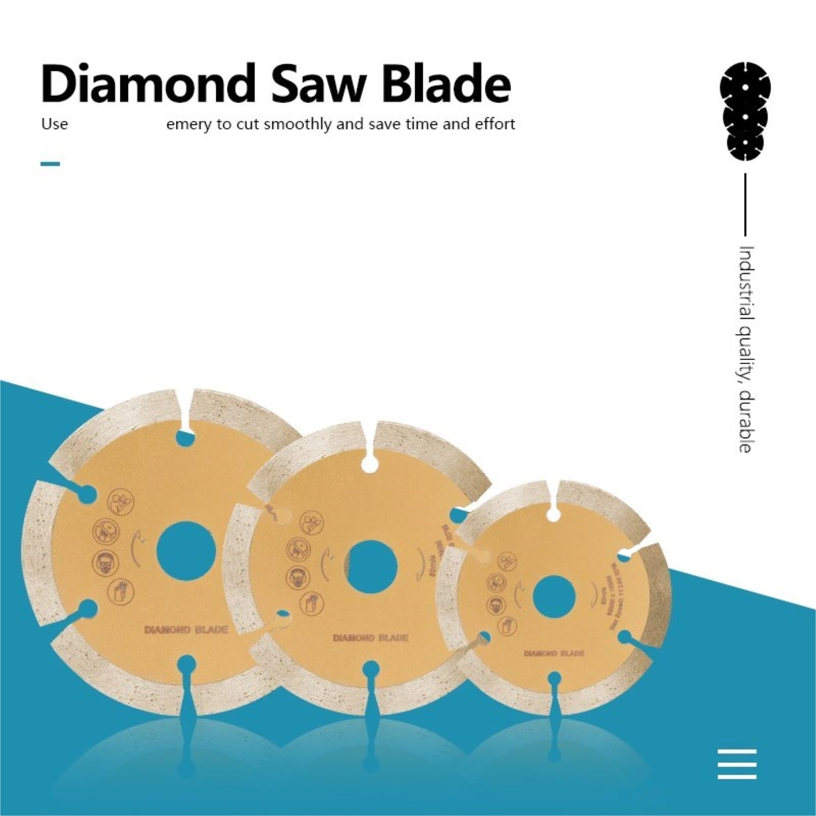 Brzeszczot do cięcia metalu 1PC brzeszczot diamentowy 85/89/115mm tarcza do cięcia na sucho betonu cegła ceramiczna marmurowe tarcze kamienia okrągłe(13)