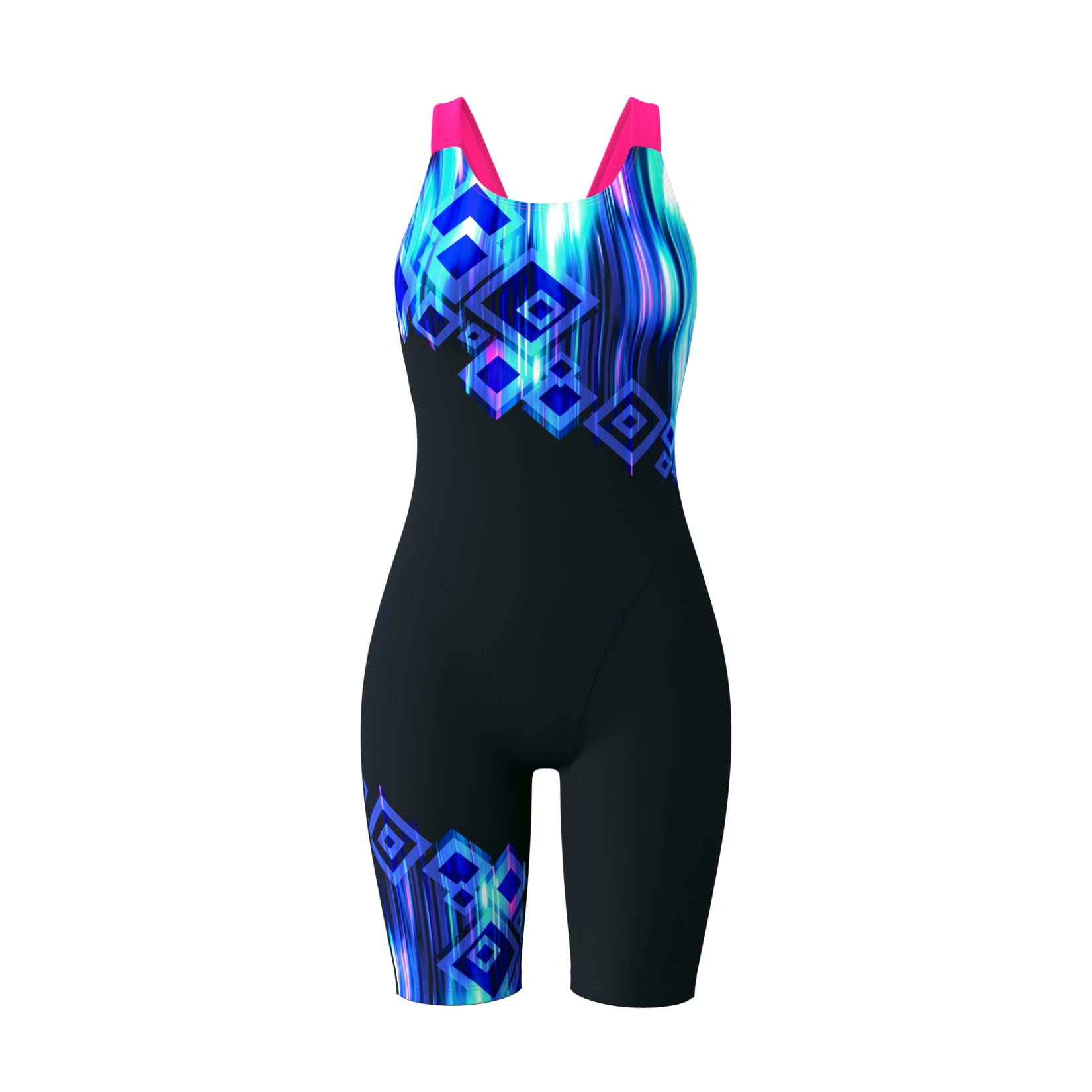 Costume da Bagno Donna Intero Boyleg Sportivo Costumi Interi Costume da Bagno Modesto