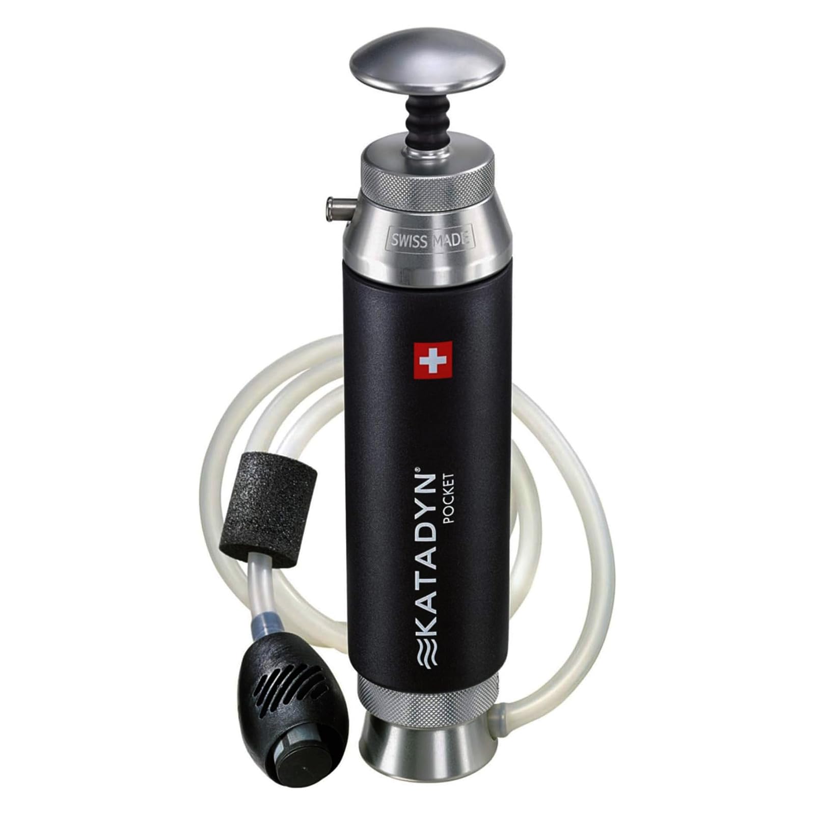 Katadyn Pocket Wasserfilter Outdoor Pumpfilter mit Keramikfilter | Trinkwasserfilter für Camping Trekking Expedition Reise Survival Notfallvorsorge | robust, langlebig, wartungsfreundlich