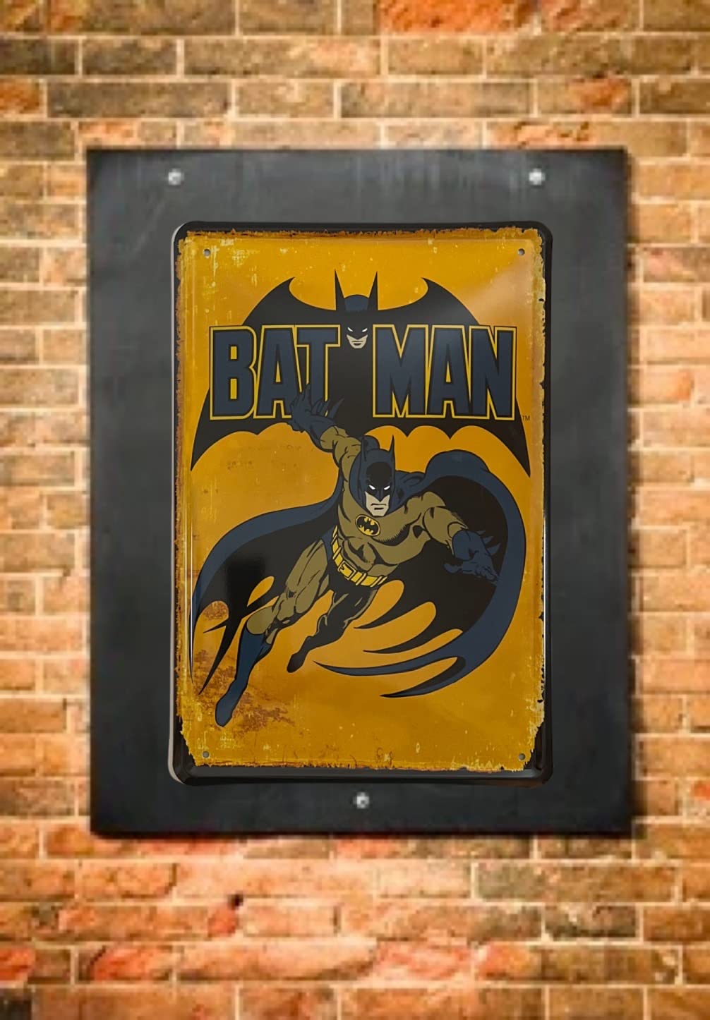 Plaque Métal Décorative Plaque Métal Vintage Besim "La Grande