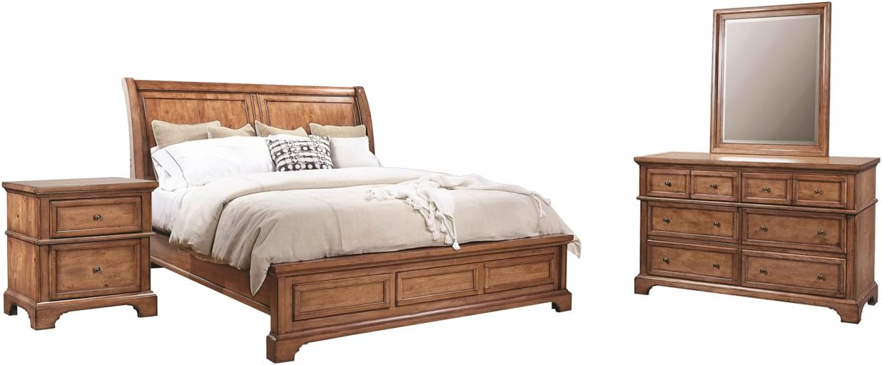 Aspenhome Alder Creek Bedroom Set with Queen Bed, Dresser