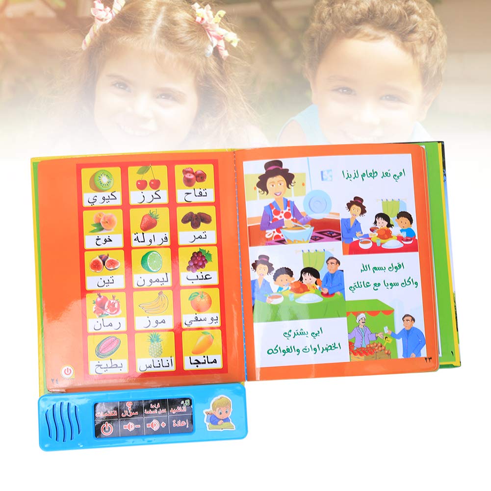Tablette Arabe Interactif pour Enfants avec Livre Sonore, Machine de Lecture d'Apprentissage Portable