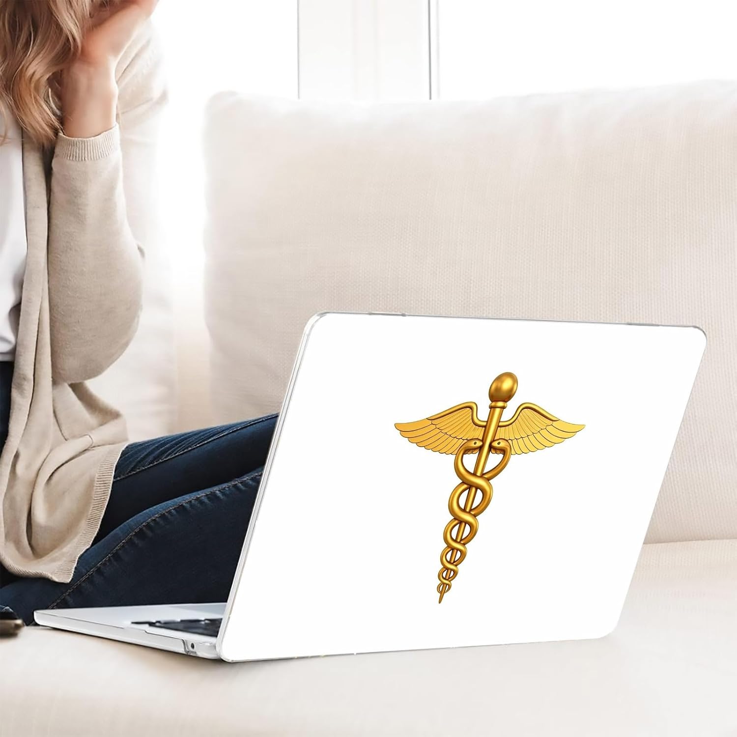 Compatible with MacBook Neo 13-inch, Hard Shell Case with Keyboard Cover and Screen Protector (A3404 A18 Pro chip, 2026 Release) - Caduceus MC23373