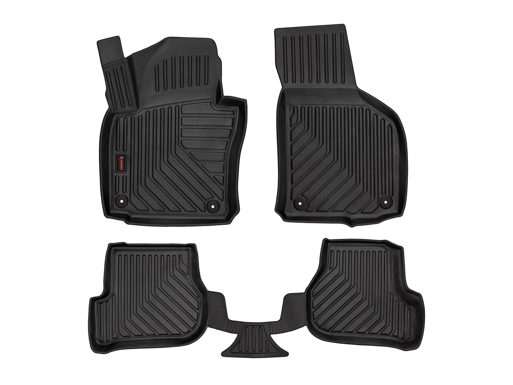 Dywaniki gumowe kompatybilne z Volkswagen Golf V, komplet, RUBATRO