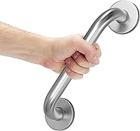 Vista 14 de AmazerBath Barras de apoyo para ducha para bañeras y duchas, barras de agarre para discapacitados para ducha antideslizantes, barras de apoyo