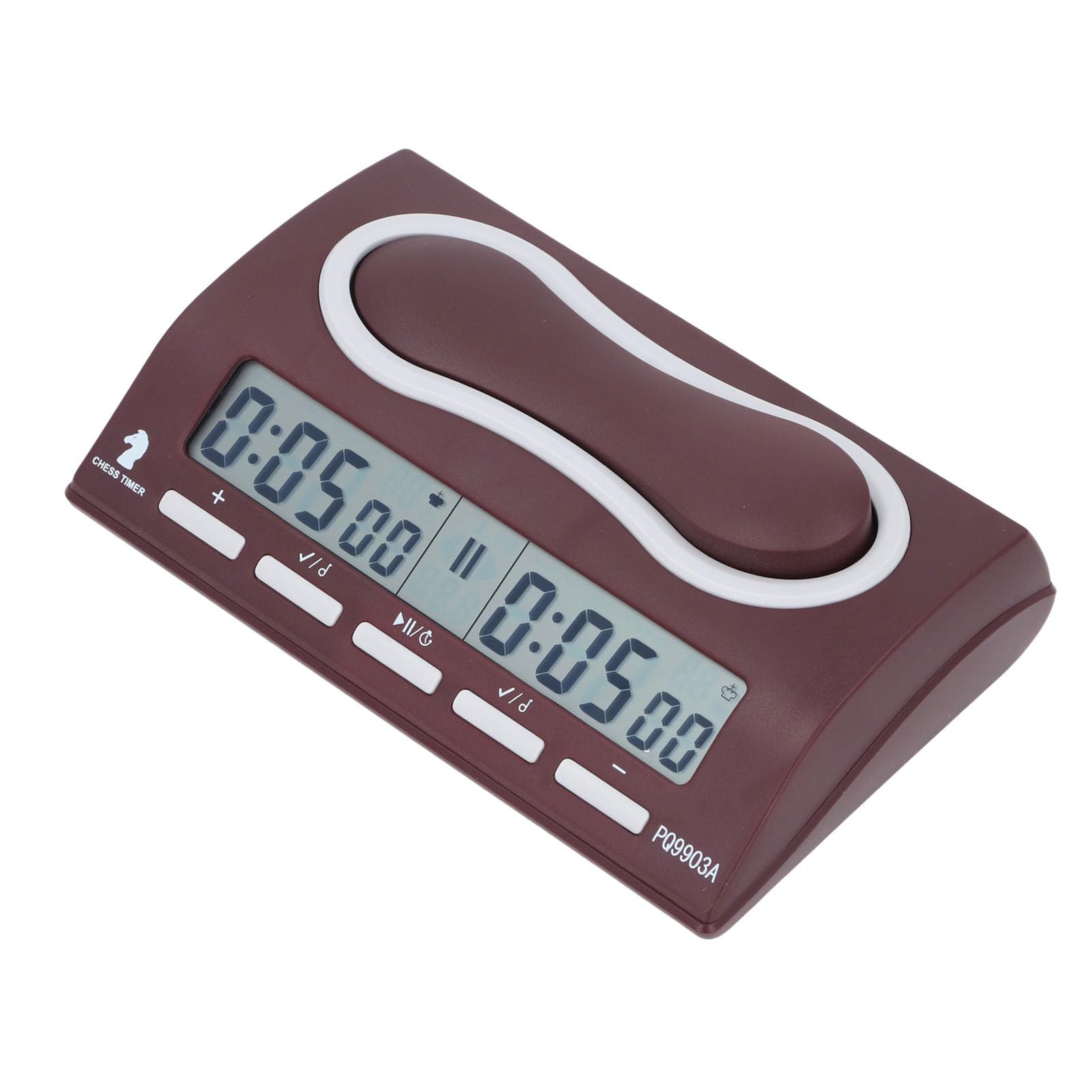 Digitaler Schachuhr-Timer, Professionelle Multifunktions-Schachuhr, Bonus-Verzögerungsmodus-Countdown mit Vintage-Schönheit, Kombiniert Präzise und Retro-Ästhetik