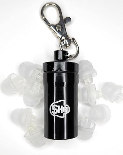 Miniatura 2 de Tapones discretos para los oídos, paquete de 5 con estuche: protección auditiva de alta fidelidad para conciertos, clubes, músicos