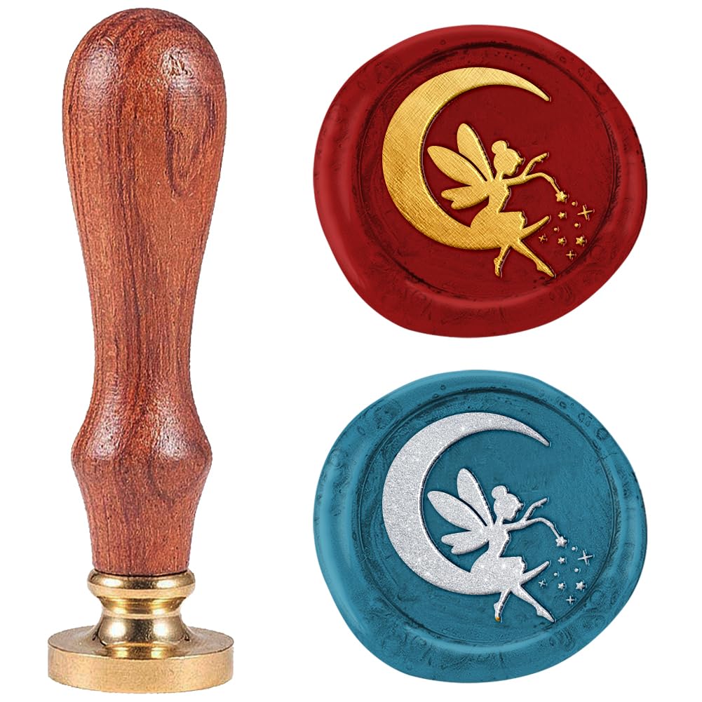 Sunflower 1" Wax Seal Stamp Retro Sealing Stamps Removable Brass Head Seal Stamp with Wooden Handle Sealing Wax for Envelope Greeting Card Letter Wedding Invitations Gift Wrapping Decor