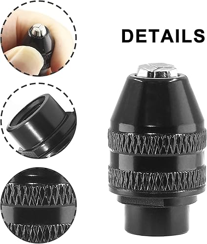 Miniatura 3 de 1 Portabrocas sin llave de cambio rápido de portabrocas de 14 para herramientas rotativas 4486