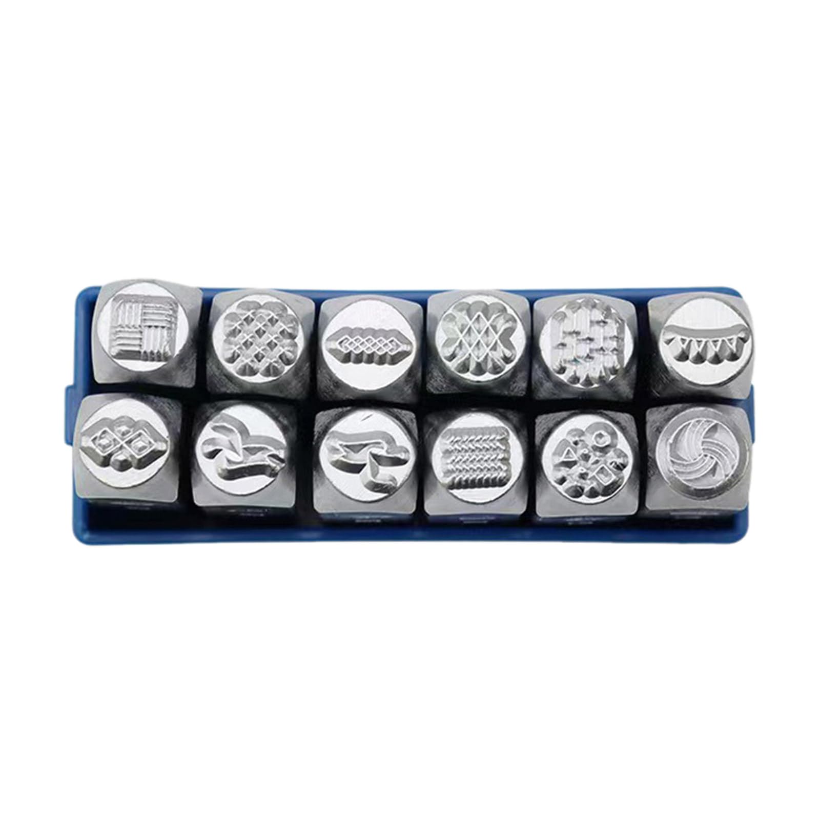 Set di 12 scalpelli in metallo per intaglio gioielli set professionale strumento artigianale struttura in acciaio per la creazione di modelli