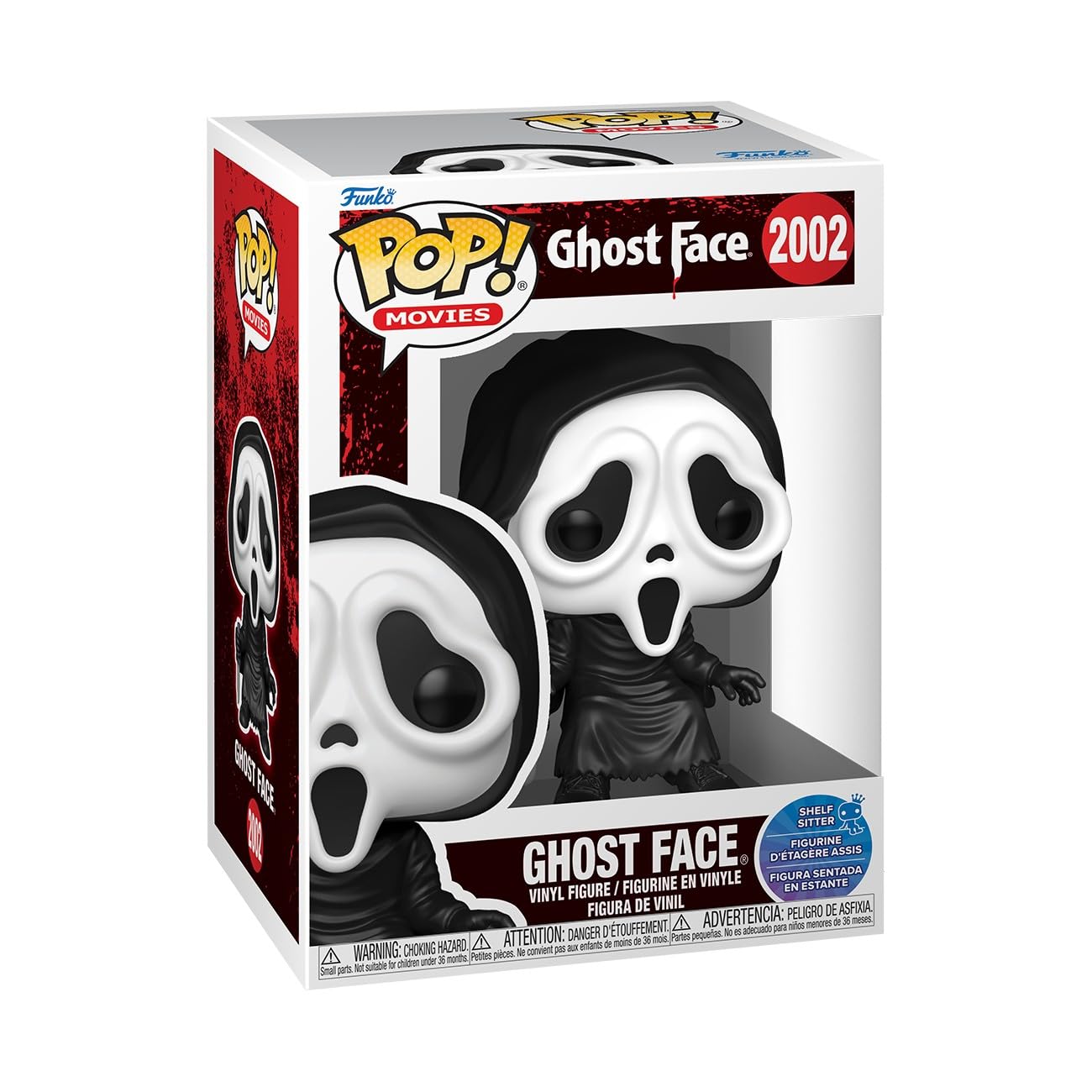 Funko Pop! Vinyl: Ghost Face - Ghost Face - Scream - Shelf Sitter - Collectable Vinyl Figure - Gift Idea - Official Merchandise - Toys for Kids & Adults - Horror Fans - for Collectors