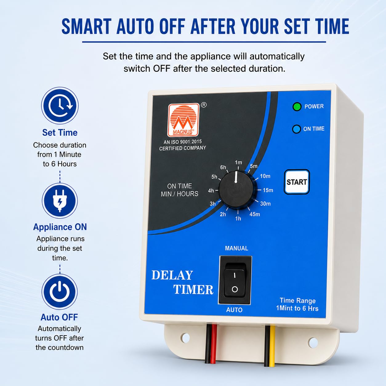 Countdown Timer Switch - 1 Min to 6 Hours -2