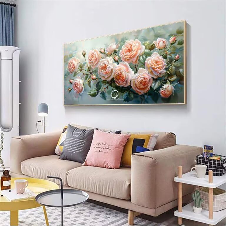 Diamond Painting fleurs d'eau 70x140 | Idée cadeau créatif maison