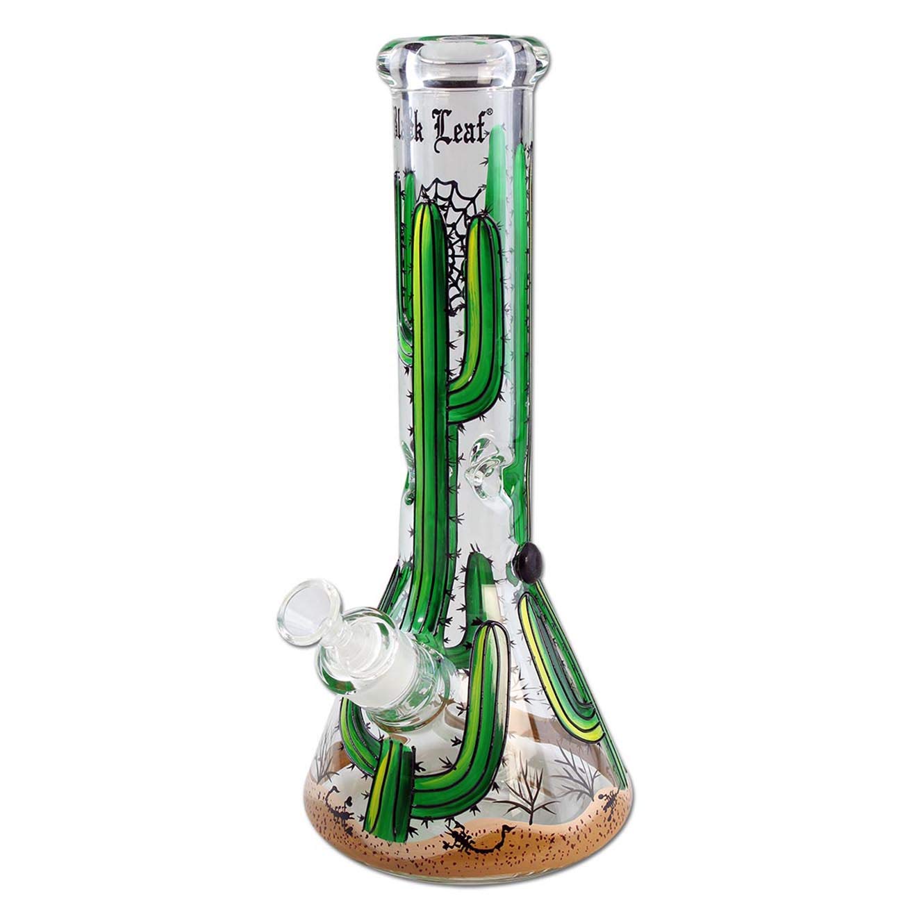 Amazon.de: Black Leaf Kolbenbong Kaktus handbemalt | Ice Bong mit  Diffusorschlitzadapter | Wasserpfeife 18,8 Schliff | 14er Kopf mit Kickloch  & Stopfen | Hhe 32cm |  51 mm