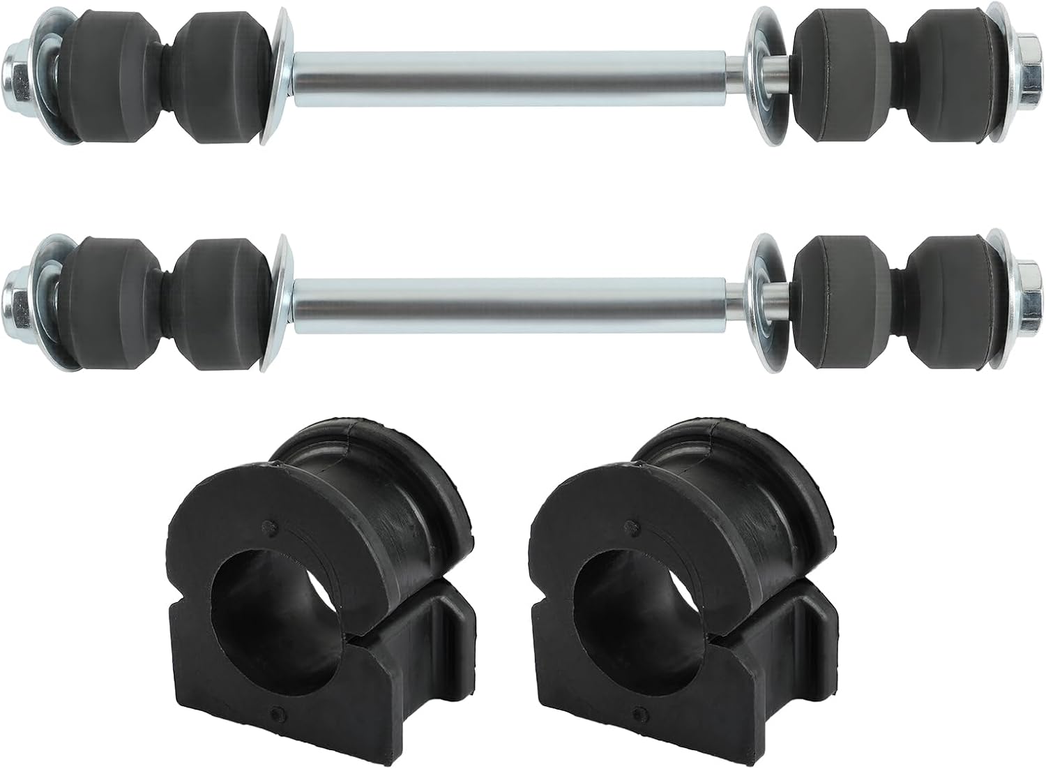 AUTOKAY Front Sway Bar End Links Kit & Stabilizer Bar Bushings Set for Chevrolet Tahoe Silverado Suburban for Cadillac Escalade for GMC Yukon Sierra 2007-2016