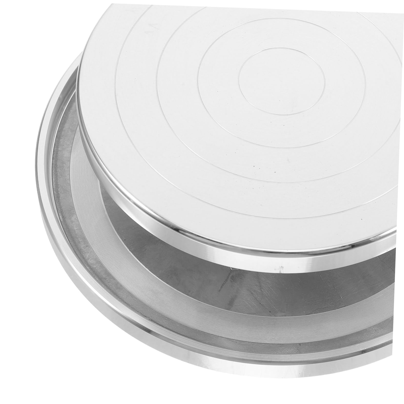 Torno Cerámica de Aleación de Aluminio Plata, Base Giratoria