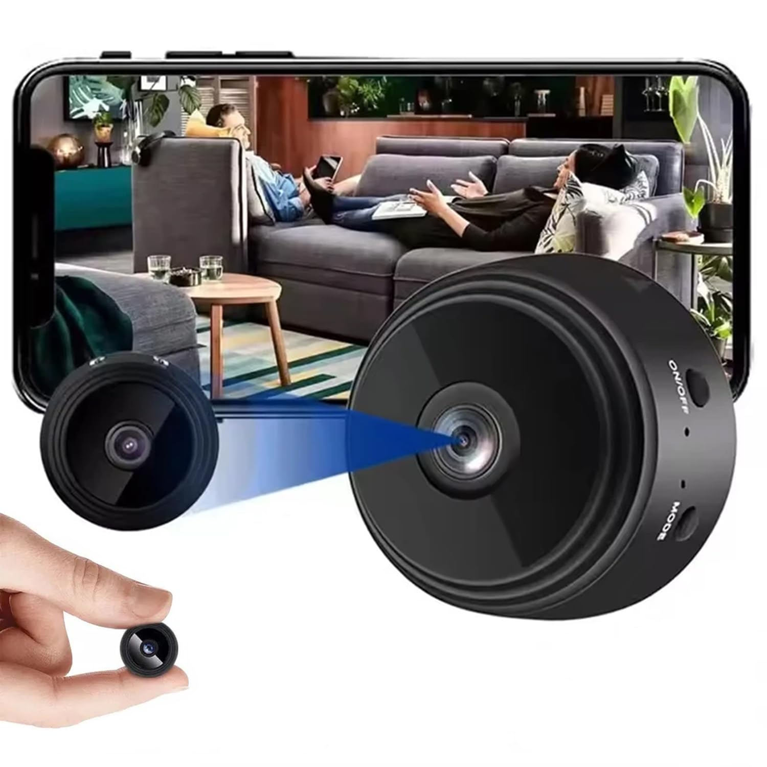 Photo 1 of ****NON FUNCTIONAL****X W EI UNION Secret Camera Mini Camera Small Cam Home Security Hidden Camera WiFi Spy Nanny Cam with Phone App Video Recording Remote Monitor Kids Camera Pet Camera Indoor Room Use