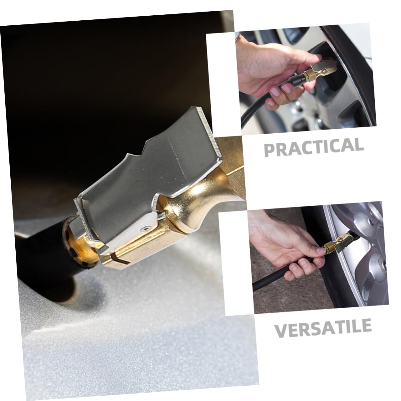 GLEAVI 3stücke Tire Inflator Schlauch Mit Schnellanschluss Verlängerungsschlauch Für Auto Robuste Luftdichte Verbindung Kompakt Leicht Für Notfall Präzise Druckregelung Für Optimale