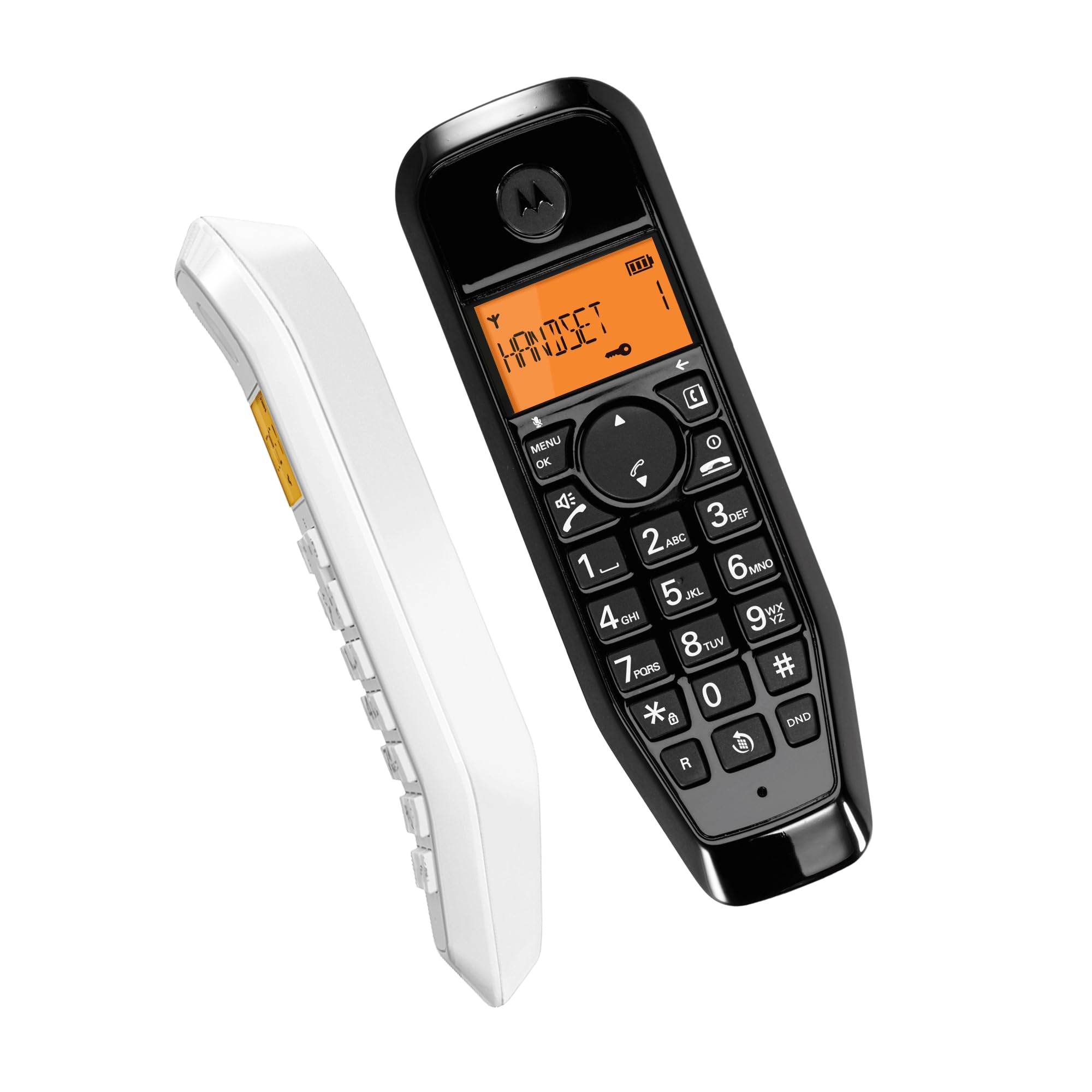 Telefono Inalambrico DECT Motorola S1202 Duo Startac Blanco y Negro