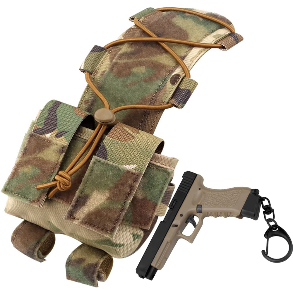 MK2 Tactical Helmet Battery Pouch, G34 Tactical Model Replica Keychain Backpack Ornament, Outdoor Cs Game Gear Accessories