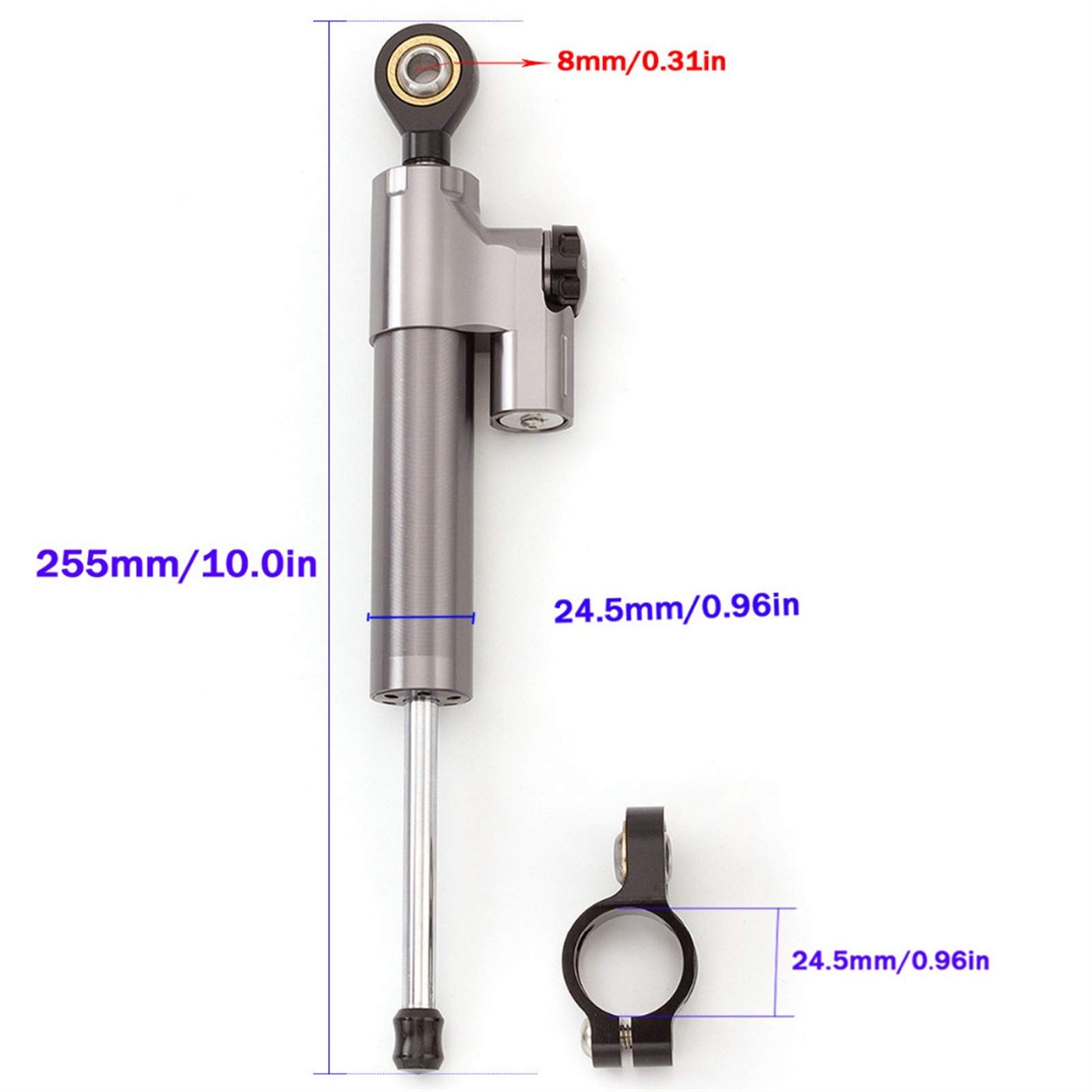 Amazon.com: ANZOAT CNC Aluminum Motorcycle Damper Steering