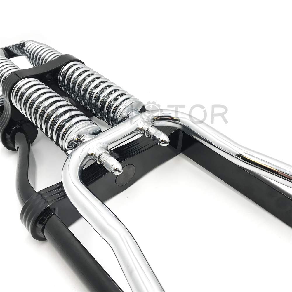 『CHROME BONE PRONE I』 XMMT Chrome Front Frame Down Tube Covers for Harley Softail