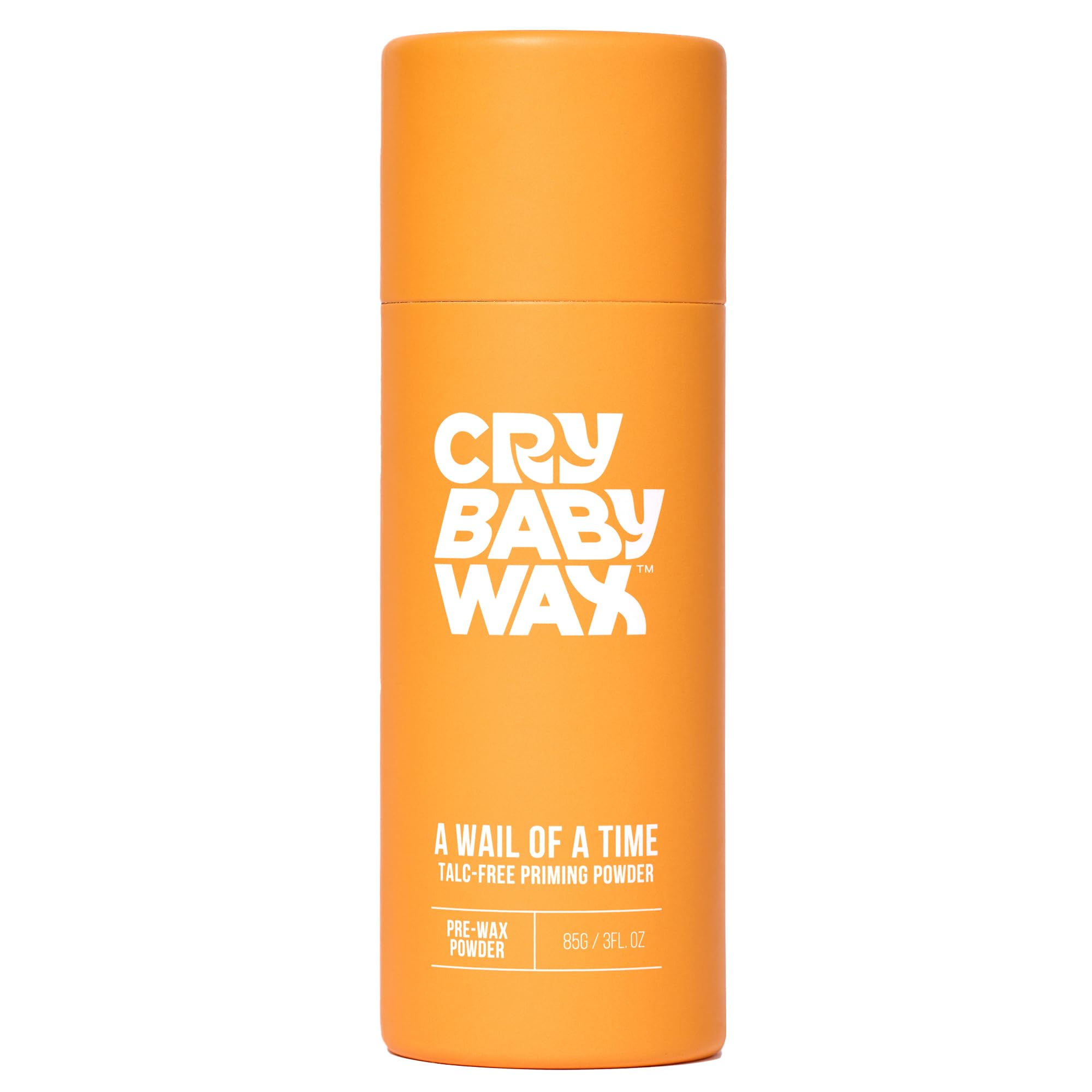 Crybaby Wax A Wail of a Time Talc-Free Priming Powder, Aluminum-Free Pre-Wax Body & Face Powder, Oil & Moisture Absorbing, Dry Shampoo Alternative, 3 Oz